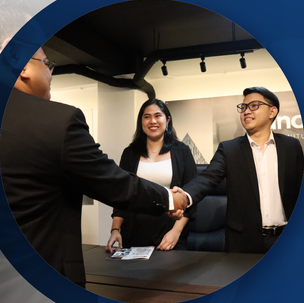Mustard Seed business partners shaking hands